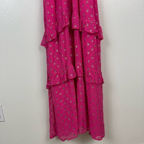 En Crème Pink And Gold Maxi Dress - Picture 5 of 10